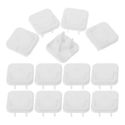 40pcs white outlet covers with pull-tab for child safety