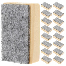 20Pcs Chalkboard Eraser Wood Felt Blackboard Cleaner School Supply