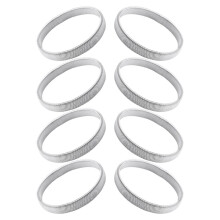 8St Metalen Rekbare Mouwhouders Elastische Armband