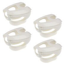 4pcs thickened plastic pigeon feeding holder for bird carrier support