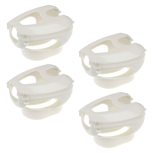 4pcs thickened plastic pigeon feeding holder for bird carrier support