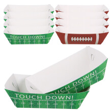 50pcs football paper for fries snacks hot dogs