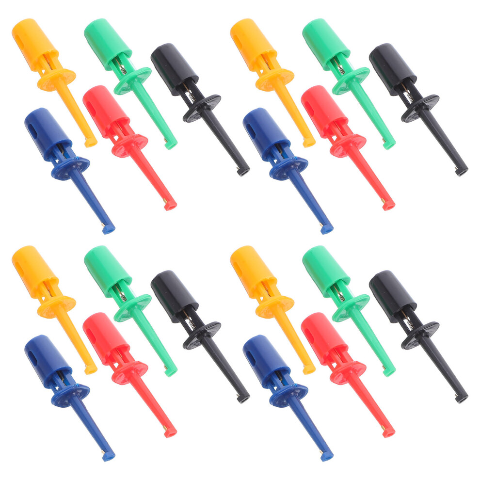 20Pcs Test Hooks Clips For Multimeter, Electronic Components Testing 3314080040366
