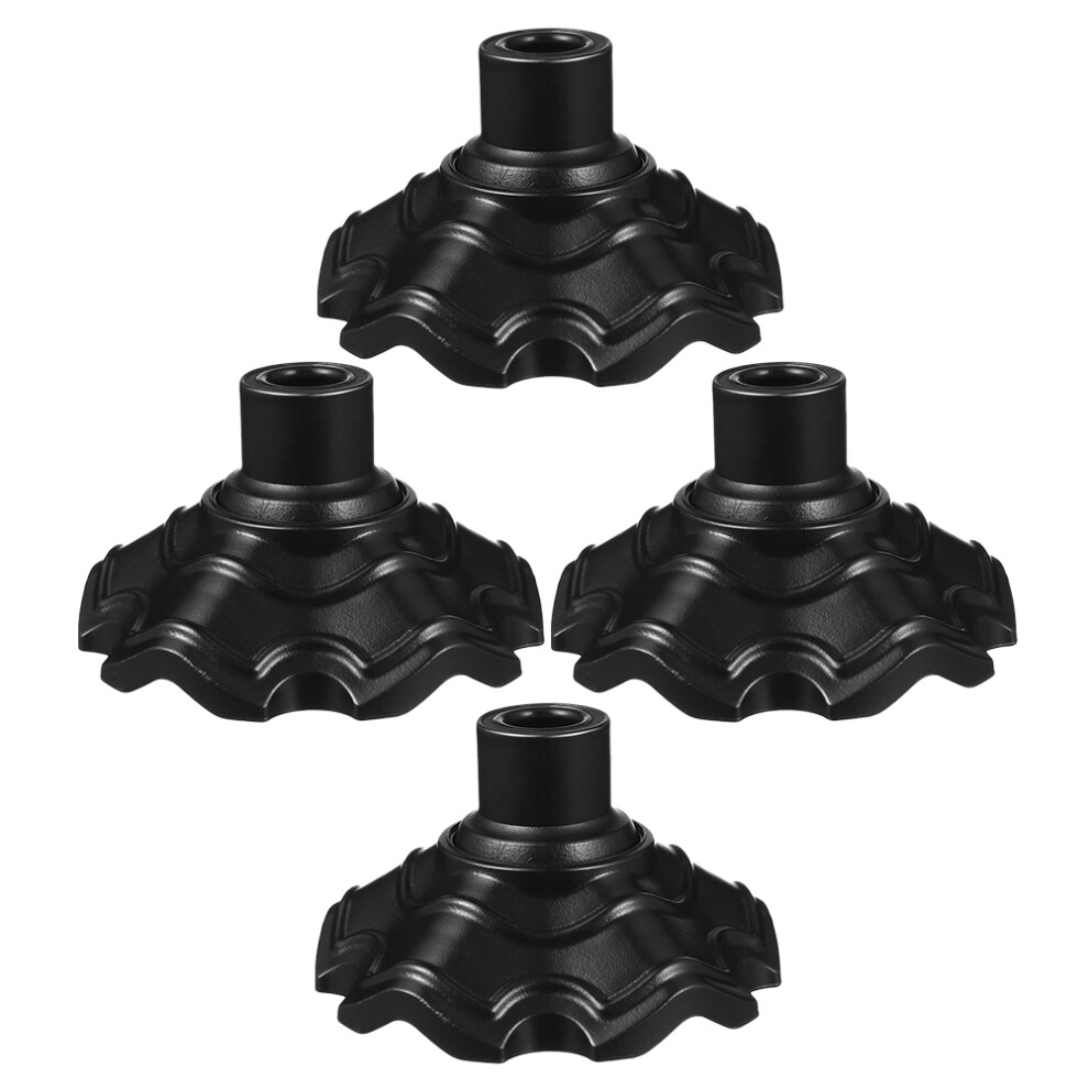 4Pcs Moon Chair Foot Cover 16Mm Camping Chair Foot Protectors Black 3314080014893