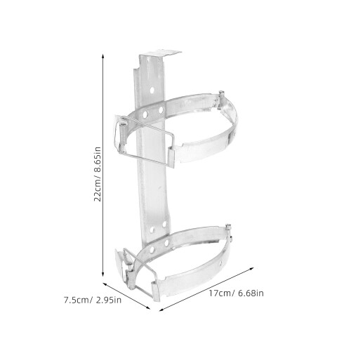 2pcs fire extinguisher bracket 2kg wall mount heavy duty metal rack 1