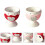 2Pcs European Style Ceramic Egg Cup Holder For Home 9