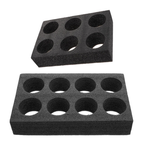 2Pcs 6-Hole And 8-Hole Portable Milk Tea Cup Holders