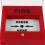 emergency alarm button with broken glass for fire exit release 9