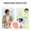 silicone foot model for acrylic nail training, flexible pedicure tool 8