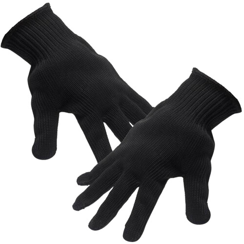 par de -resistentes nível 5 para cozinha (preto) 1