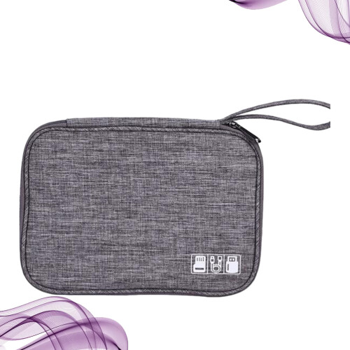 bolsa multifuncional para usb, fone e banco 2