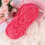 tapete de de algodão trançada rosa para artesanato e decoração diy 6
