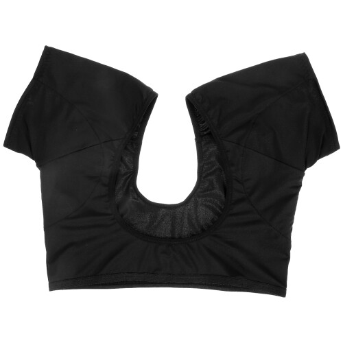vestido respirável com almofada absorvente de suor para axilas