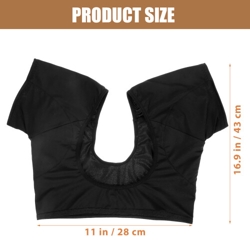 vestido respirável com almofada absorvente de suor para axilas 2