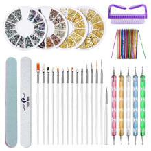 Nail Art Tool Set Nail Art Pen Nail File Nail Art Rhinestone Disc Decoration
