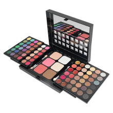 78-color foldable retractable makeup eye shadow contour concealer lip gloss set