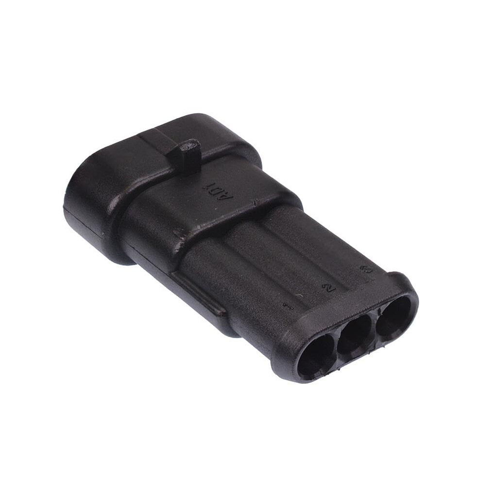 3-Way Male Waterproof Electrical Connector For Automotive Use, 3-Way Vehicle Connector, Weatherproof Wiring Plug 9354506027803