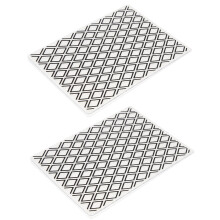 2 Diamant Quadratisch Kunststoff Prägefolder Für Scrapbooking