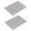 2 Diamant Quadratisch Kunststoff Prägefolder Für Scrapbooking 1