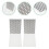 2 Diamant Quadratisch Kunststoff Prägefolder Für Scrapbooking 3