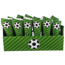 30Stk Papiertüten Für Snacks Popcorn Kegel Grün Sport Motto Party