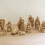 10 houtskoolhars kerststal figurines geboorte versiering 11