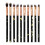 Eye brushes: beauty tools, makeup brush sets, eye shadow and eyebrow brushes. 1