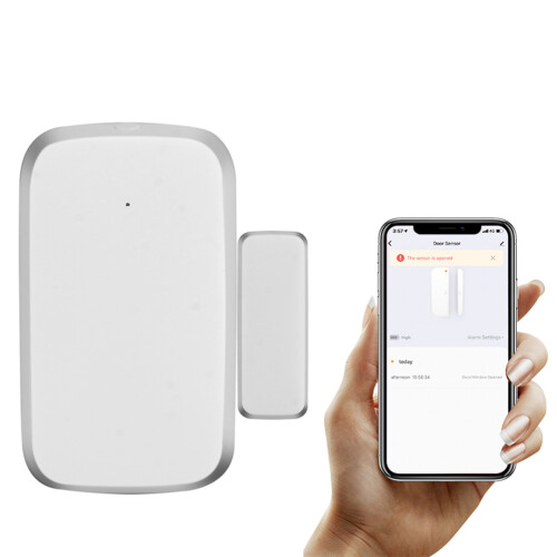 magnetischer zigbee-türsensor mit app-benachrichtigung, weiß 2