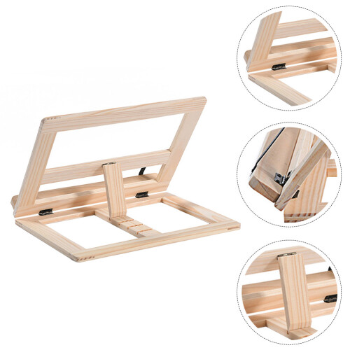 1 leseständer holz, höhenverstellbar für 1