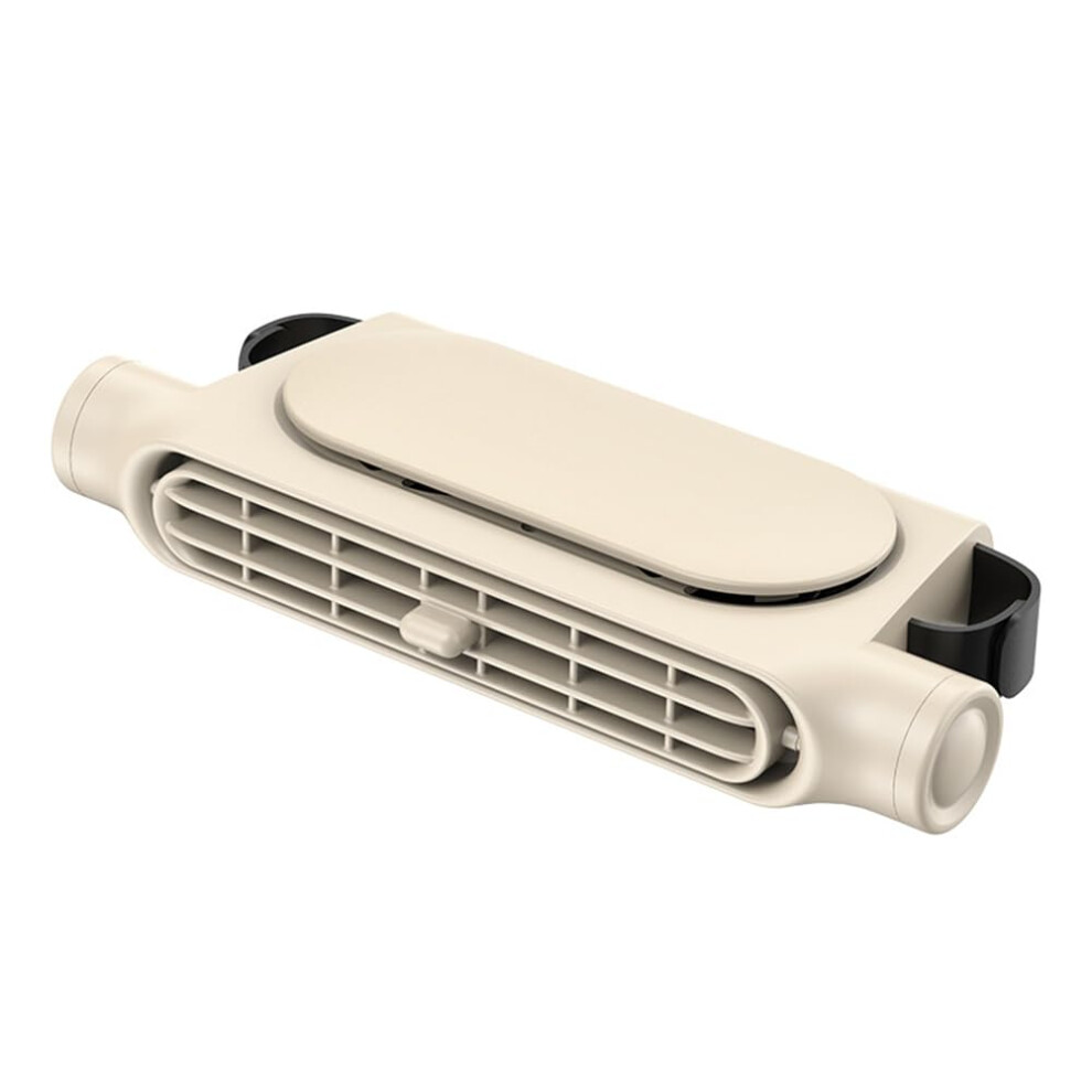Usb Car Fan With 3 Speeds Back Seat Headrest Cooling Portable Fan For Front And Rear Seats Beige 9016109170897