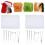 2 sets diy needle felt kit with mini decorations and wool starter 7