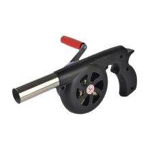 Manual Air Blower for BBQ Hand Cranking Fire Fan Camping Tool Durable Essential Grill Accessory Campfire Lighting