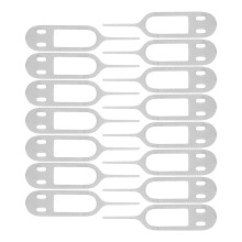 50pcs stainless steel sim card ejector tool 12mm pin for all phones