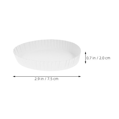 200pcs 7.5cm disposable paper cup lids for glassware, spill-proof 1