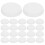 200pcs 7.5cm disposable paper cup lids for glassware, spill-proof 1