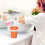 cute animal wall mounted toothbrush holder with cup and toothpaste storage 5