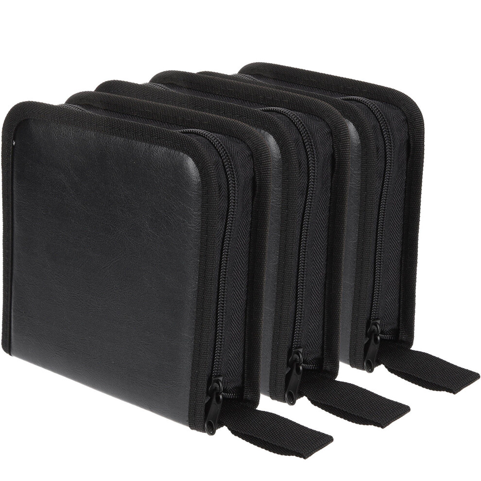 3Pcs Portable Zipper Cd Case Holder 40 Disc Wallet Bag 3314085330271