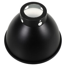 5.5 inch metal dome lamp shade for basking and bulbs