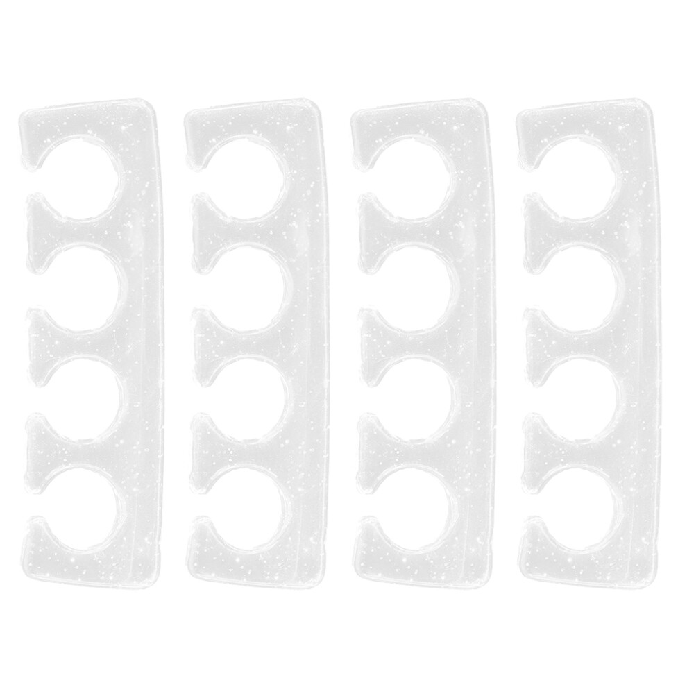 Iplusmile Silicone Toe Separators For Pedicure, Reusable Gel Foot Divider