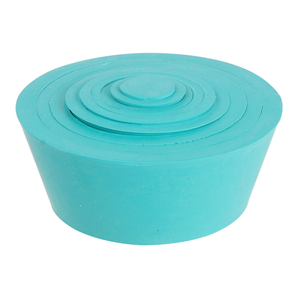 9Pcs Tapered Green Rubber Stopper Adapters For Chemistry Lab Funnels 3314085372547