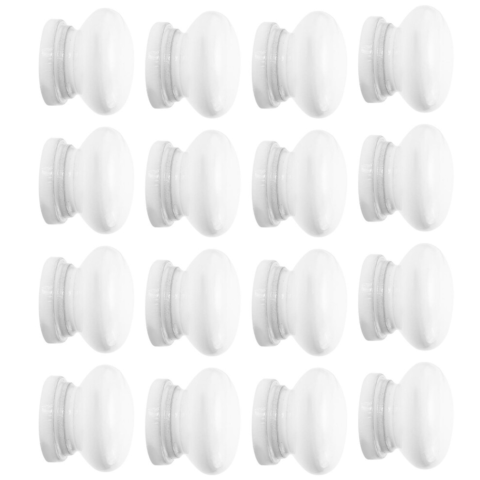20Pcs Wooden Knobs For Furniture Drawer Cabinet Handles Pull 3314085372615