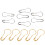 1000Pcs 21Mm Metal Stitch Marker For Knitting 1