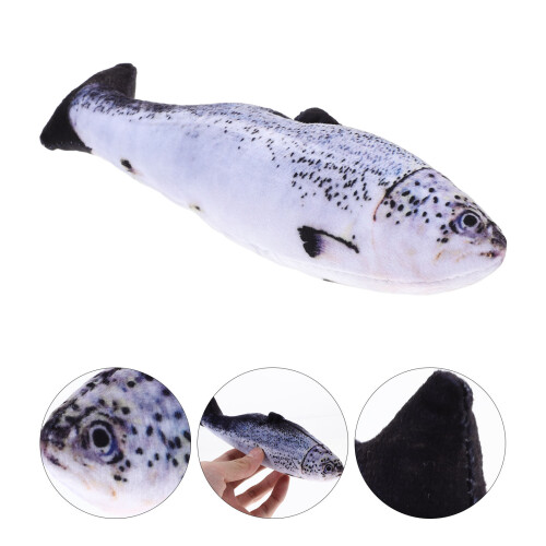 Creative Fish Shape Plush Pillow 20cm Trout Home Decor Gift 2