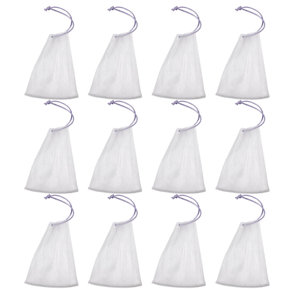 Happyyami 40Pcs Hanging Handmade Soap Bubbler Facial Cleanser Foaming Net