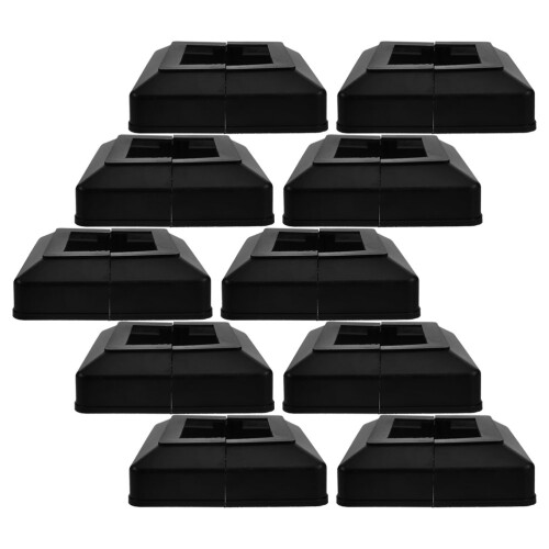 post base cover set plastic square for stair handrail fence railing