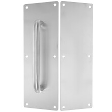 Commercial Door Handle Pull Push Plate For Closet Door Attachment