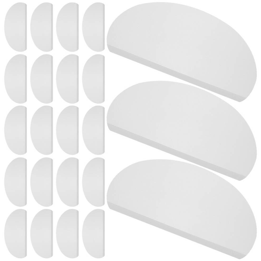 Ohphcall 50Pcs Transparent Plastic Face Protectors For Barbers