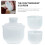 1 Set Chinese Style Ceramic Wine Warmer With Cups Sky Blue 2