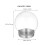 5Pcs 150Ml Clear Plastic Snow Globe Candy Bottles With Lids For Crafts 3