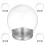 5Pcs 150Ml Clear Plastic Snow Globe Candy Bottles With Lids For Crafts 11